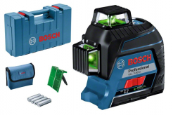 Bosch GLL 3-80 G KŘÍŽOVÝ LASER SE ZELENÝM PAPRSKEM v kufru 0601063Y00